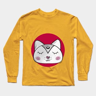 moon cat Long Sleeve T-Shirt